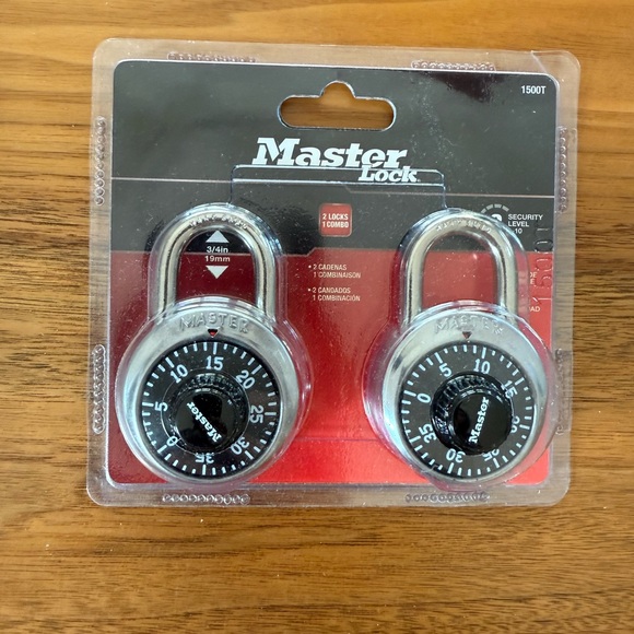 Silver Combination Padlocks - Picture 1 of 1